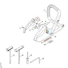 Handle molding 11307910601 ORIGINAL STIHL