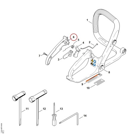 Griffschale 11307910601 ORIGINAL STIHL