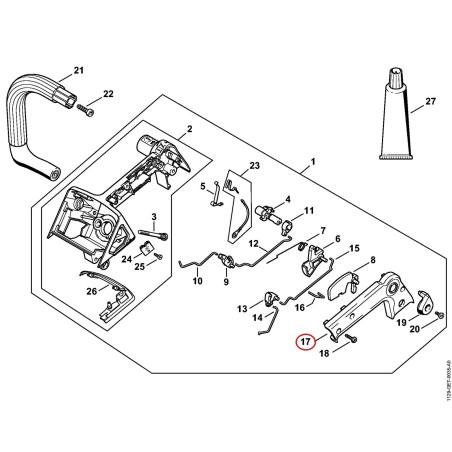 Griffschale 11297910600 ORIGINAL STIHL | NewgardenParts.com