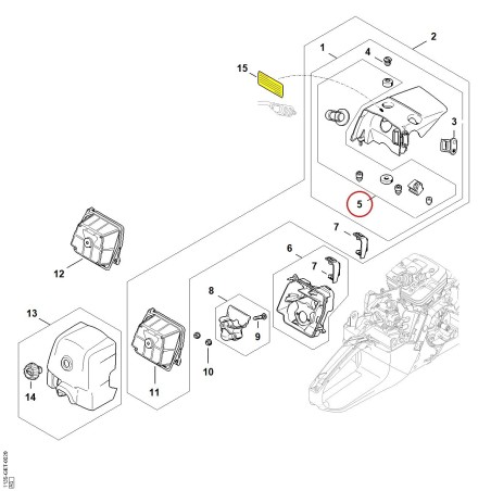 Jeu de douilles 11350071003 ORIGINAL STIHL | NewgardenParts.com