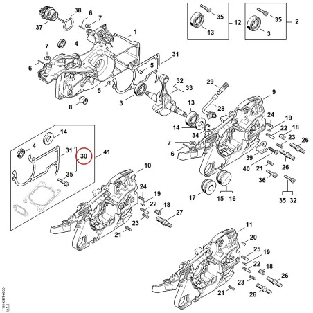 Juego junta 11410071009 ORIGINAL STIHL | NewgardenParts.com