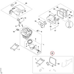 Jeu de joints 11470071600 ORIGINAL STIHL | NewgardenParts.com