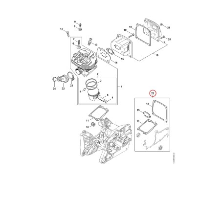 Juego de juntas 11440071601 ORIGINAL STIHL | NewgardenParts.com