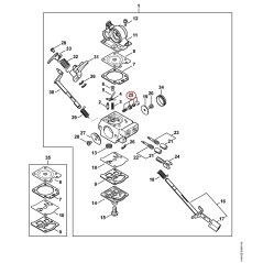 Pump piston kit 11401209700 ORIGINAL STIHL | NewgardenParts.com