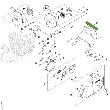 Schalldämpfer 11271400606 ORIGINAL STIHL | NewgardenParts.com