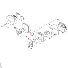 Schalldämpfer 11301400614 ORIGINAL STIHL | NewgardenParts.com