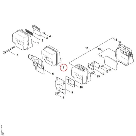 Schalldämpfer 11301400614 ORIGINAL STIHL | NewgardenParts.com
