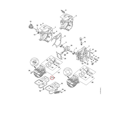 Silencieux 11451400603 ORIGINAL STIHL | NewgardenParts.com