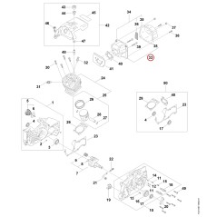 Muffler 11241400607 ORIGINAL STIHL | NewgardenParts.com