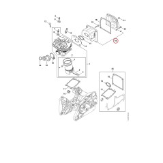 Muffler 11441400600 ORIGINAL STIHL | NewgardenParts.com