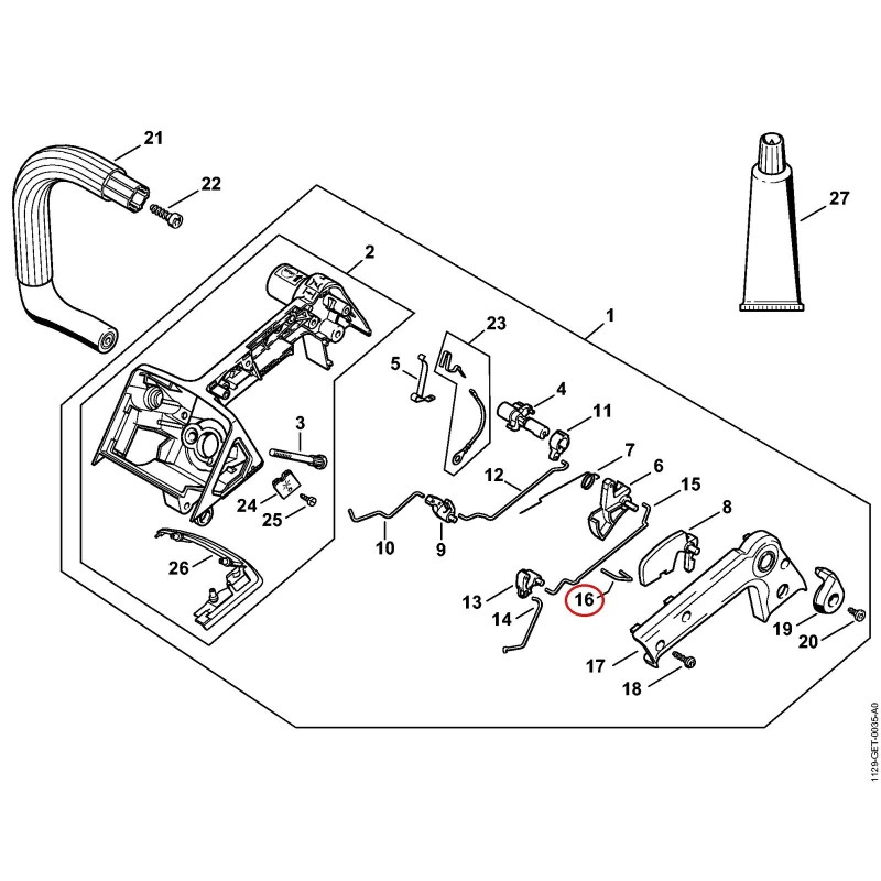 Bügel 11297914400 ORIGINAL STIHL