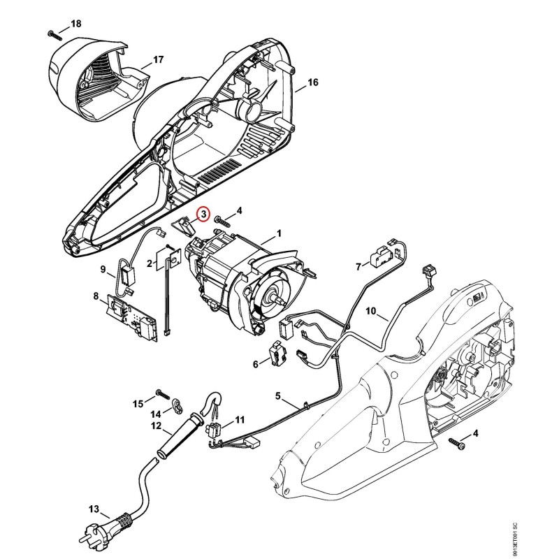 Satz Kohlebürsten 12106002702 ORIGINAL STIHL