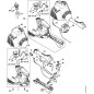 Lower handle molding 41447910806 ORIGINAL STIHL