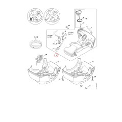 Depósito de combustible 41473500404 ORIGINAL STIHL | NewgardenParts.com