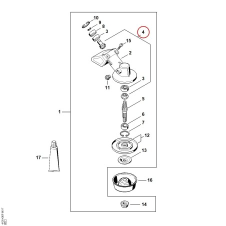 Kit pignone 41306407301 ORIGINALE STIHL | NewgardenParts.com