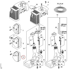 Muffler 41341400610 ORIGINAL STIHL | NewgardenParts.com