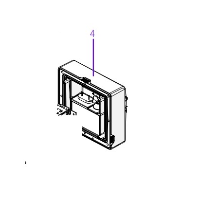 Chiusura base di ricarica ORIGINALE AMBROGIO robot 4.36 | NewgardenParts.com