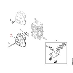 Muffler 41441400604 ORIGINAL STIHL | NewgardenParts.com