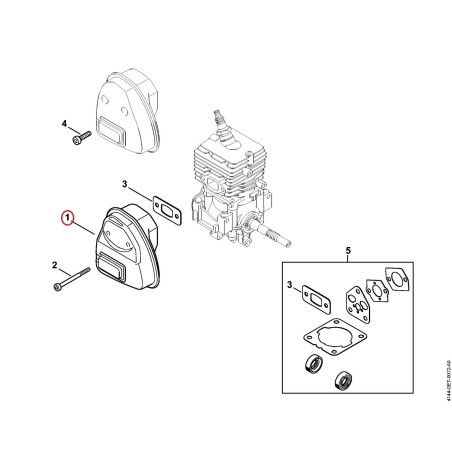 Schalldämpfer 41441400604 ORIGINAL STIHL | NewgardenParts.com