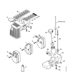 Muffler 41341400606 ORIGINAL STIHL | NewgardenParts.com