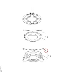 Estribo tensor 41167924300 ORIGINAL STIHL | NewgardenParts.com
