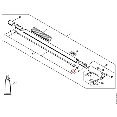 Etrier 41407162200 ORIGINAL STIHL | NewgardenParts.com
