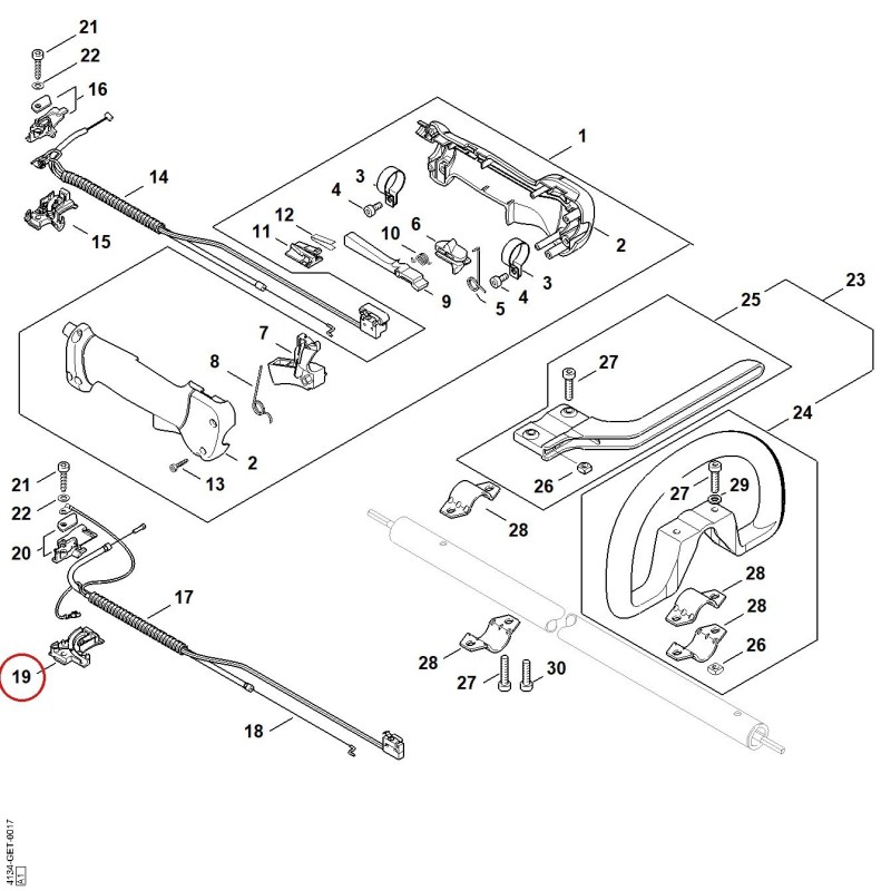Support, bottom 41341822104 ORIGINAL STIHL Support, bottom 41341822104 ORIGINAL STIHL