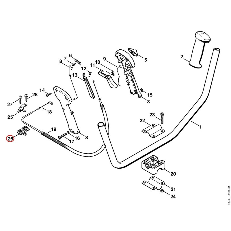 Support, bottom 41341822105 ORIGINAL STIHL Support, bottom 41341822105 ORIGINAL STIHL