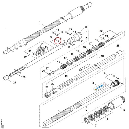 Bussola 41827107350 ORIGINALE STIHL | NewgardenParts.com