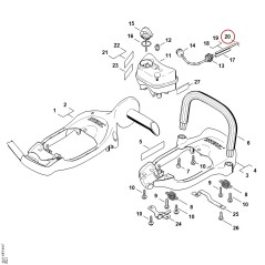 Collier de serrage 42051222500 ORIGINAL STIHL | NewgardenParts.com