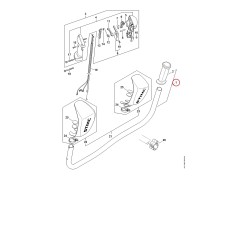 Handlebar 41477901704 ORIGINAL STIHL