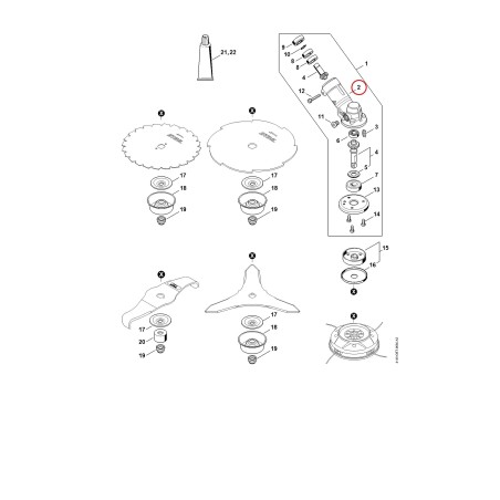 Getriebegehäuse 41486410302 ORIGINAL STIHL | NewgardenParts.com