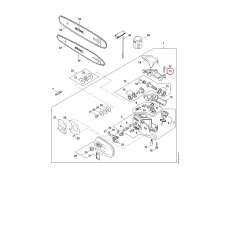 Getriebegehäuse 41826400553 ORIGINAL STIHL | NewgardenParts.com