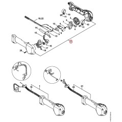 Handle molding 41497901101 ORIGINAL STIHL | NewgardenParts.com