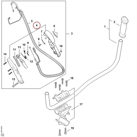 Griffhälfte 41517901104 ORIGINAL STIHL | NewgardenParts.com
