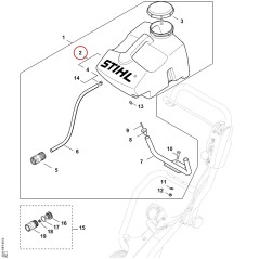 Wasserbehälter 42247000800 ORIGINAL STIHL | NewgardenParts.com