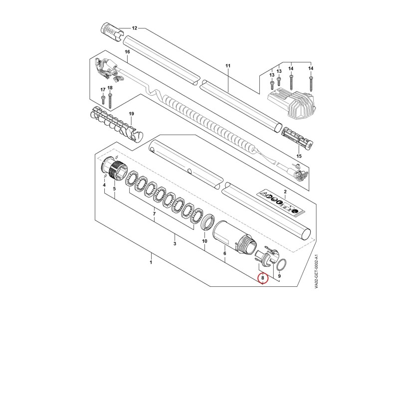Satz RDR 41820070800 ORIGINAL STIHL Satz RDR 41820070800 ORIGINAL STIHL