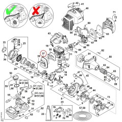 Muffler 41491400607 ORIGINAL STIHL | NewgardenParts.com