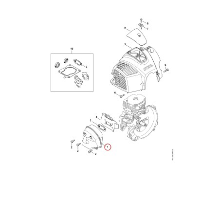 Schalldämpfer 41481400600 ORIGINAL STIHL | NewgardenParts.com