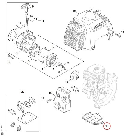 Pièce intercalaire 41510204000 ORIGINAL STIHL | NewgardenParts.com