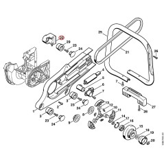 Handlebar support 42237911900 ORIGINAL STIHL | NewgardenParts.com