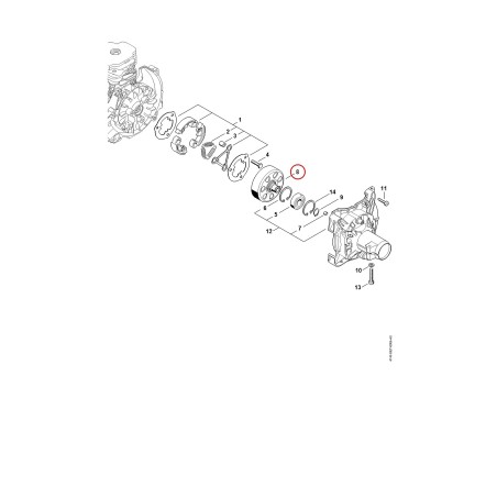 Tambor del embrague 41481602901 ORIGINAL STIHL | NewgardenParts.com
