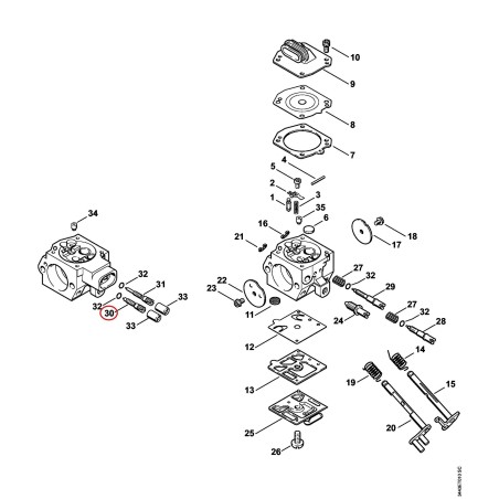 Hauptstellschraube 42031226703 ORIGINAL STIHL | NewgardenParts.com