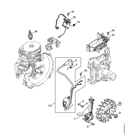 Volante 41484001200 ORIGINAL STIHL | NewgardenParts.com