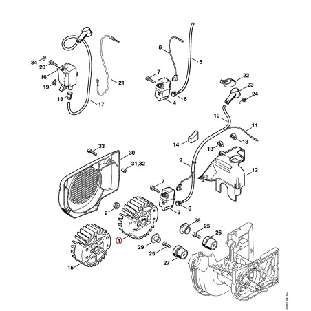 Volante 42234001201 ORIGINAL STIHL | NewgardenParts.com