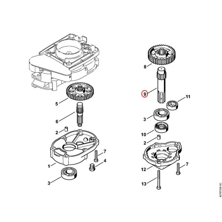 Albero condotto 43136420600 ORIGINALE STIHL | NewgardenParts.com