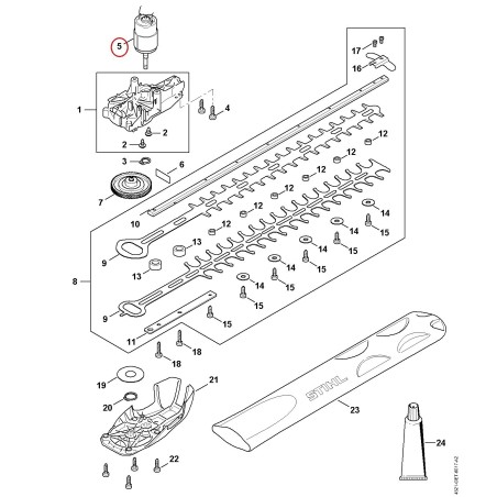 Electric motor 45216000203 ORIGINAL STIHL | NewgardenParts.com