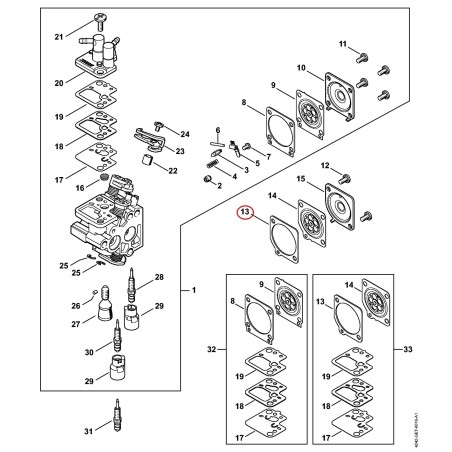 Dichtung 42421290904 ORIGINAL STIHL | NewgardenParts.com