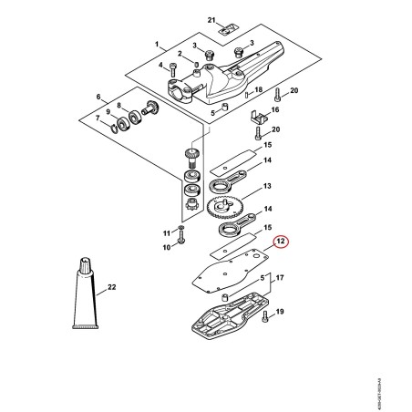 Gasket 42306490304 ORIGINAL STIHL | NewgardenParts.com