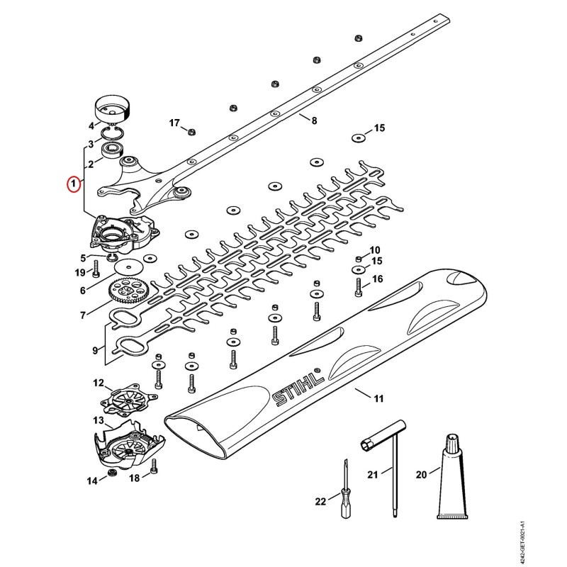 Getriebegehäuse 42426400502 ORIGINAL STIHL